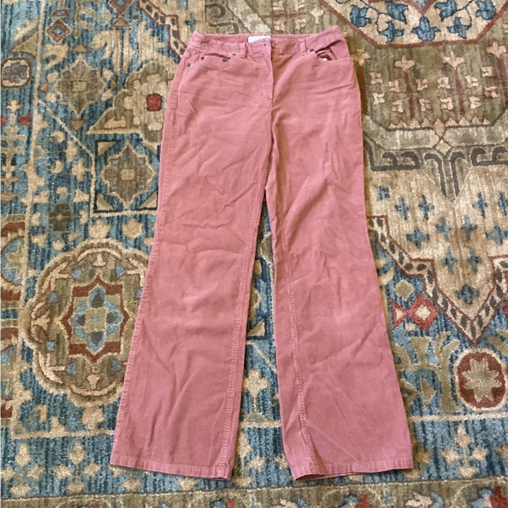 Ann Taylor Pink Corduroy Pants